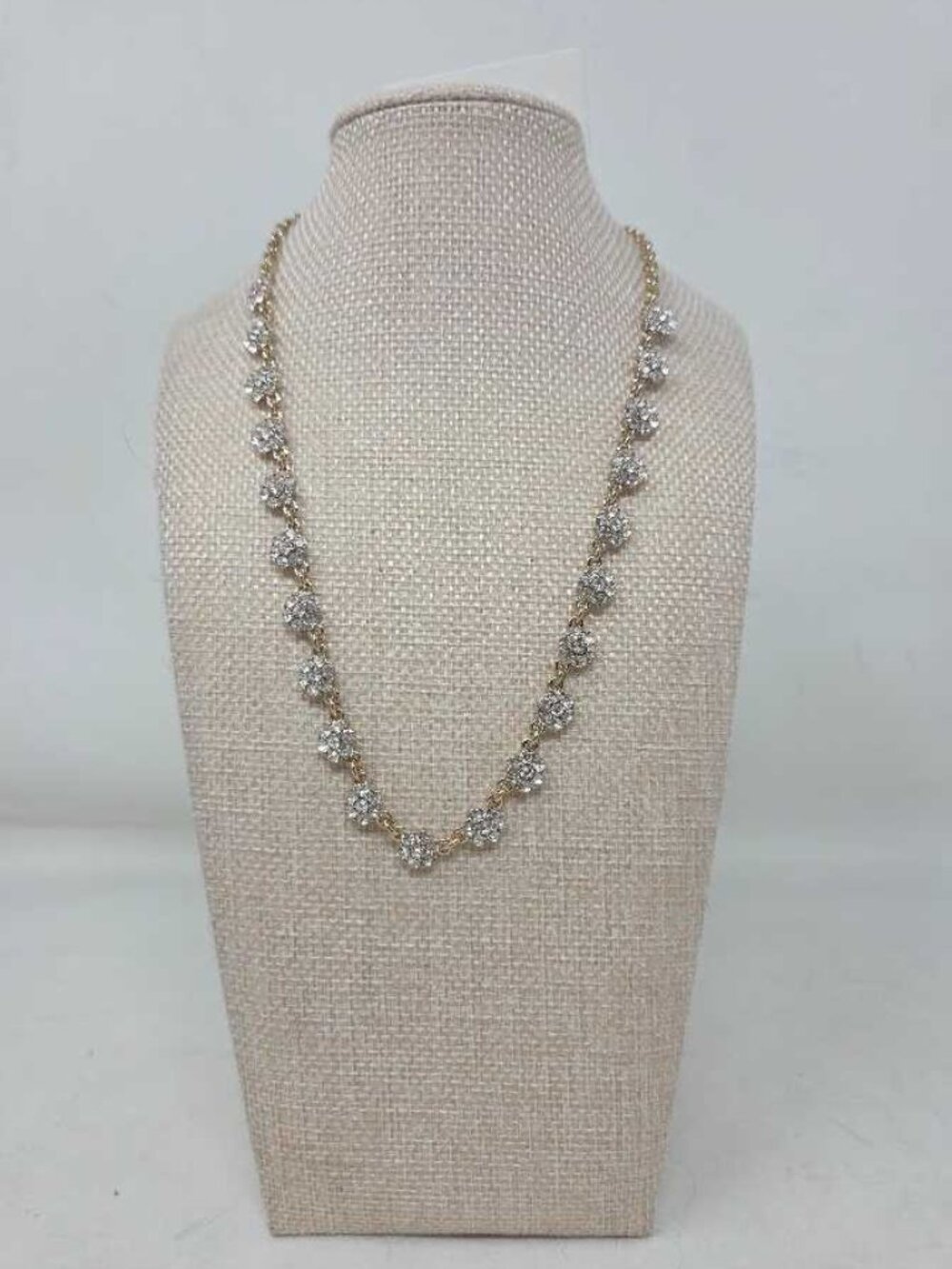 New J Crew Factory Crystal flower necklace